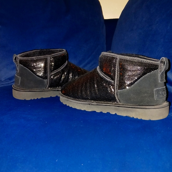 Women's Ugg Classic Ultra Mini Mirror Ball - Picture 3 of 10
